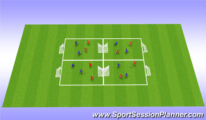 Football/Soccer Session Plan Drill (Colour): Welcome Activity