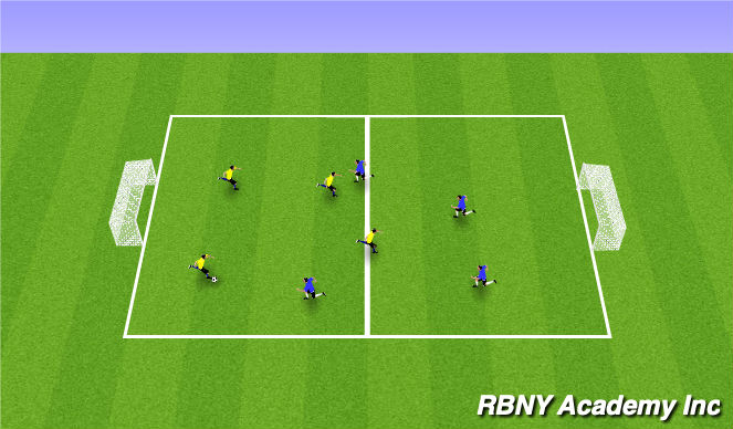 Football/Soccer Session Plan Drill (Colour): Final game