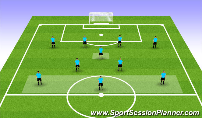 Football/Soccer Session Plan Drill (Colour): Westlake 01G