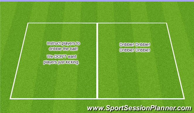Football/Soccer Session Plan Drill (Colour): Last Thing
