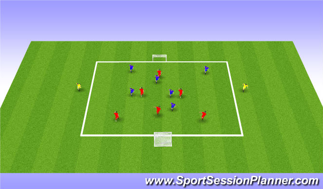Football/Soccer Session Plan Drill (Colour): Mantenimiento