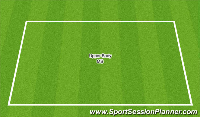Football/Soccer Session Plan Drill (Colour): Upper body - MS