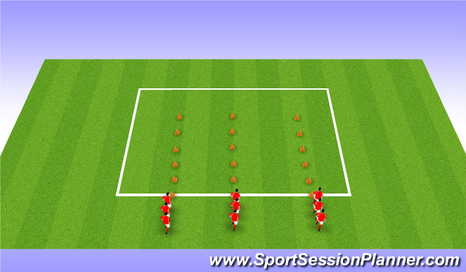 Football/Soccer Session Plan Drill (Colour): Ball Mastery