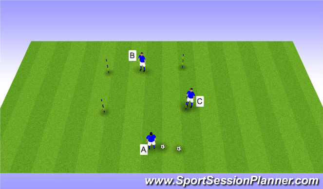 Football/Soccer Session Plan Drill (Colour): Screen 1