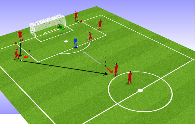 Football/Soccer Session Plan Drill (Colour): Screen 1