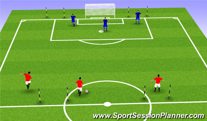 Football/Soccer Session Plan Drill (Colour): Screen 1