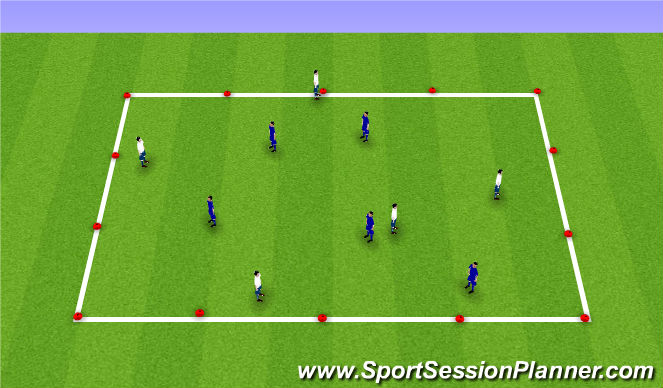 Football/Soccer Session Plan Drill (Colour): Ignition