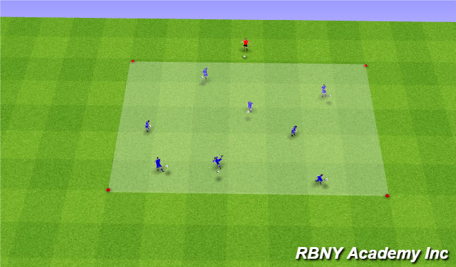 Football/Soccer Session Plan Drill (Colour): Juggling - on arrival