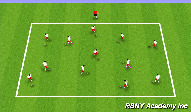 Football/Soccer Session Plan Drill (Colour): Main Theme