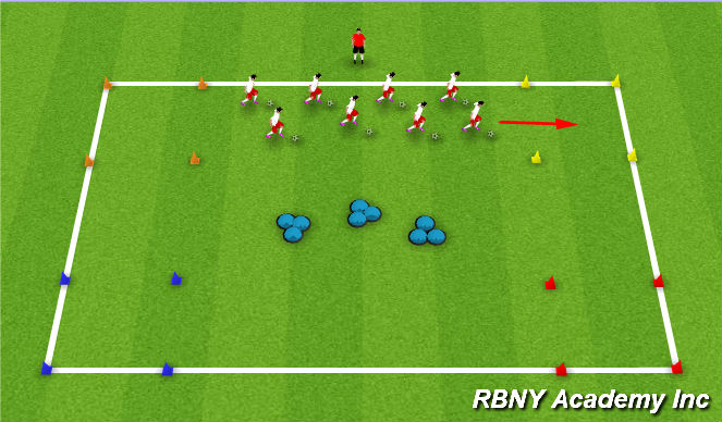 Football/Soccer Session Plan Drill (Colour): Main Theme