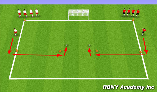 Football/Soccer Session Plan Drill (Colour): Main Theme