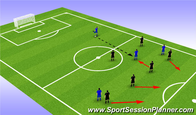 Football/Soccer Session Plan Drill (Colour): Screen 1