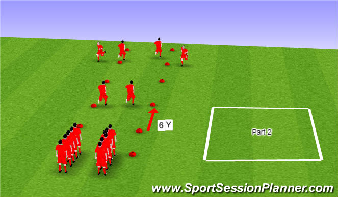 Football/Soccer Session Plan Drill (Colour): FIFA 11+