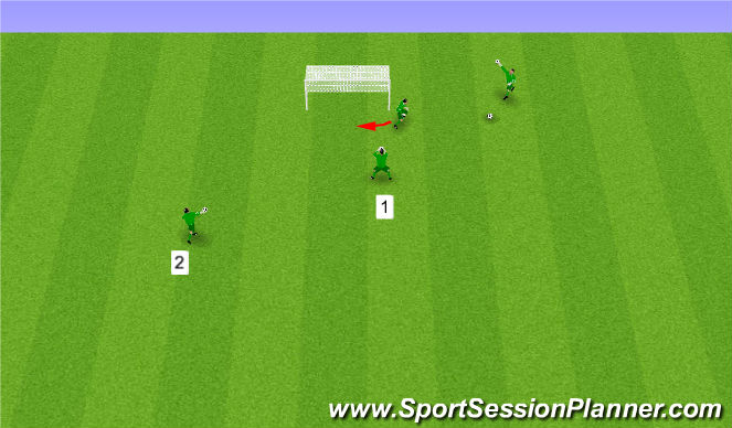 Football/Soccer Session Plan Drill (Colour): Exercise 3