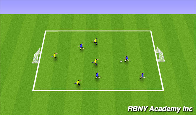 Football/Soccer Session Plan Drill (Colour): final game