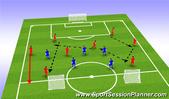 Football/Soccer: Switching play, Academy: Attacking transition game Moderate