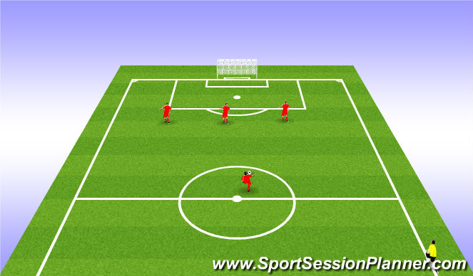 Football/Soccer Session Plan Drill (Colour): Basculació cobertura