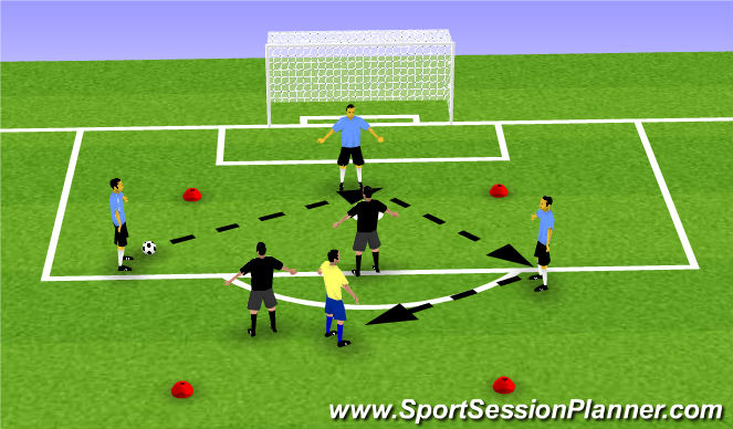 Football/Soccer Session Plan Drill (Colour): Pantalla 1
