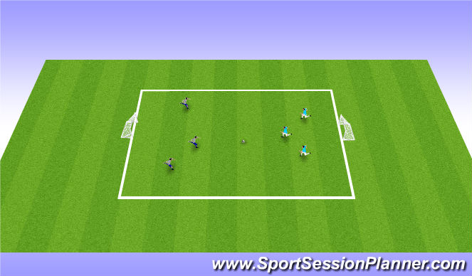 Football/Soccer Session Plan Drill (Colour): Final game