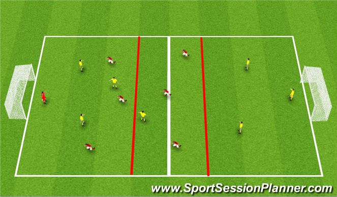 Football/Soccer Session Plan Drill (Colour): Screen 4