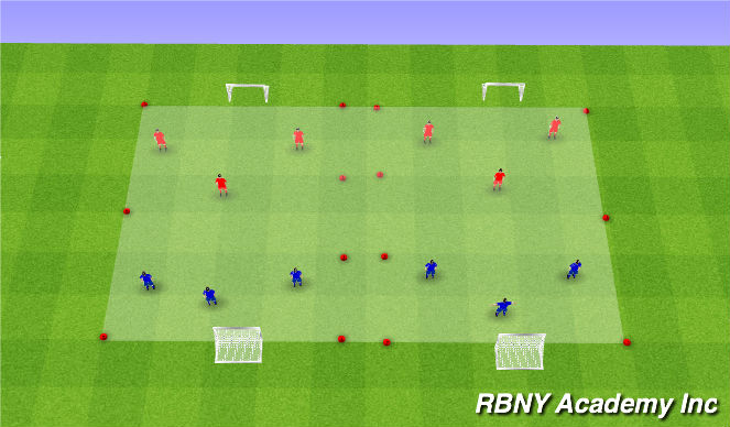 Football/Soccer Session Plan Drill (Colour): Match
