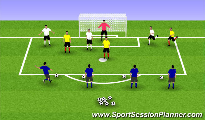 Football/Soccer Session Plan Drill (Colour): Screen 1