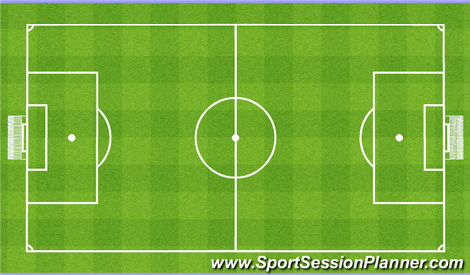 Football/Soccer Session Plan Drill (Colour): Scrimmage