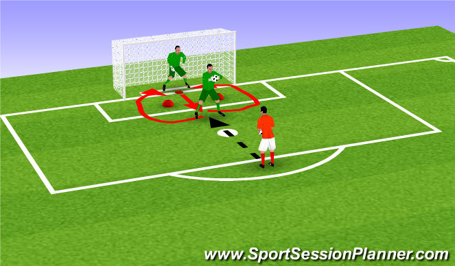 Football/Soccer Session Plan Drill (Colour): Screen 1