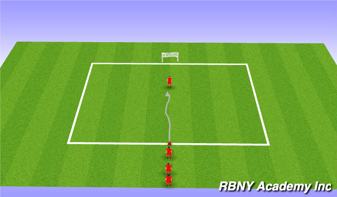 Football/Soccer Session Plan Drill (Colour): 1v1 direct