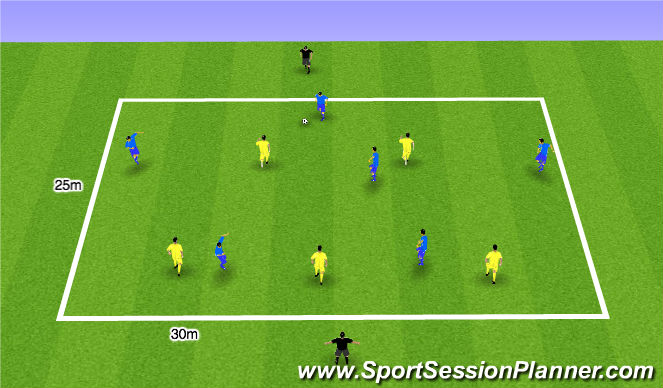 Football/Soccer Session Plan Drill (Colour): TR 2