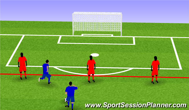Football/Soccer Session Plan Drill (Colour): conditioned game