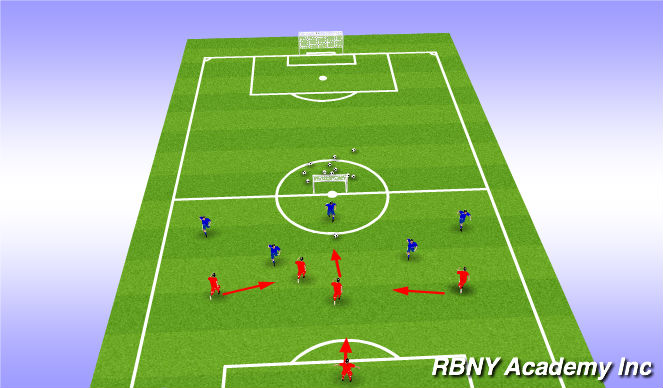 Football/Soccer Session Plan Drill (Colour): Screen 2