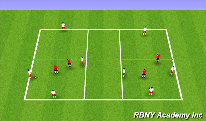 Football/Soccer Session Plan Drill (Colour): Intro