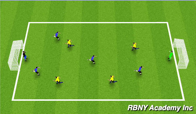 Football/Soccer Session Plan Drill (Colour): Final game