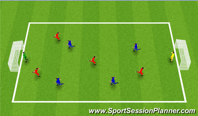 Football/Soccer Session Plan Drill (Colour): Final game