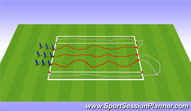 Football/Soccer Session Plan Drill (Colour): Screen 2