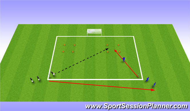 Football/Soccer Session Plan Drill (Colour): Screen 1