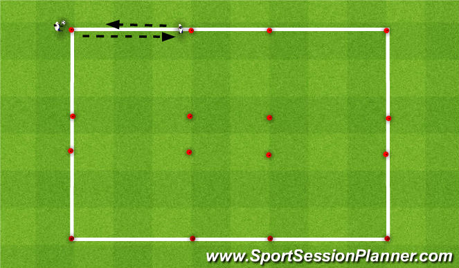 Football/Soccer Session Plan Drill (Colour): Aerial Tech 1