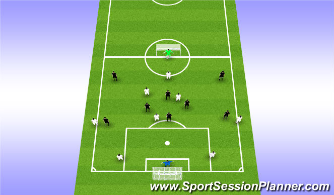 Football/Soccer Session Plan Drill (Colour): Learning
