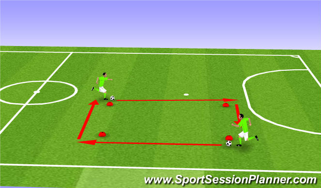 Futsal Session Plan Drill (Colour): Drill 1