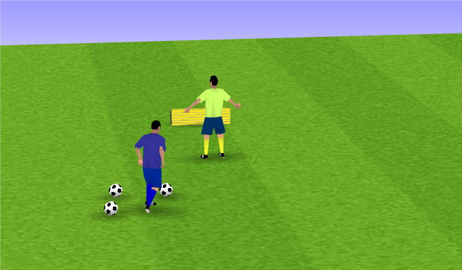 Football/Soccer Session Plan Drill (Colour): S2: Rebounder