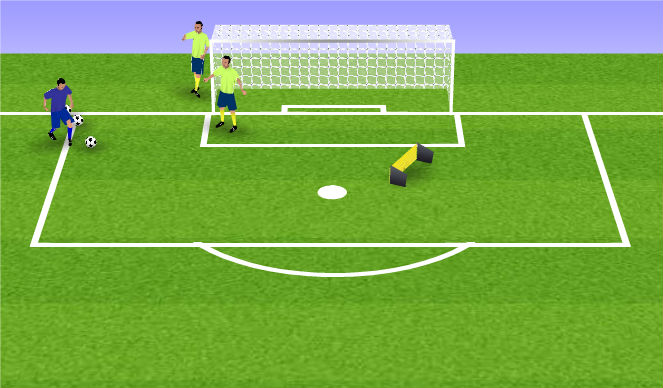 Football/Soccer Session Plan Drill (Colour): S3: Rebounder