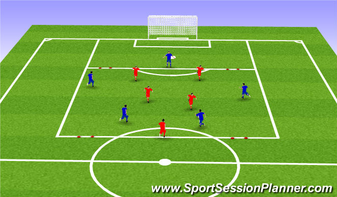 Football/Soccer Session Plan Drill (Colour): Screen 1