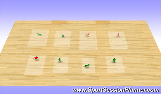 Futsal Session Plan Drill (Colour): drill one