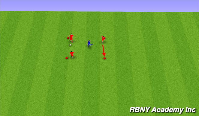 Football/Soccer Session Plan Drill (Colour): Intro