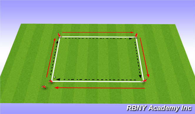 Football/Soccer Session Plan Drill (Colour): Actication