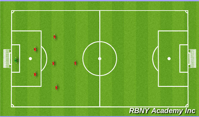 Football/Soccer Session Plan Drill (Colour): Scrimmage