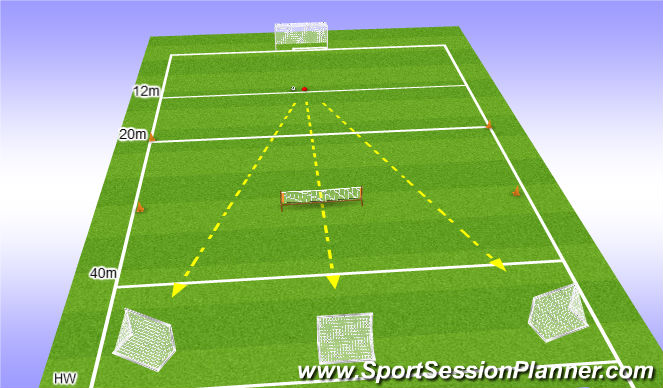 Football/Soccer Session Plan Drill (Colour): Screen 1