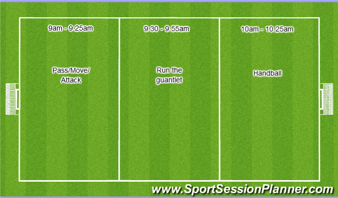 Football/Soccer Session Plan Drill (Colour): Screen 1