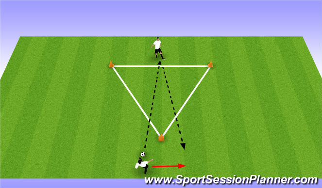 Football/Soccer Session Plan Drill (Colour): Exercise